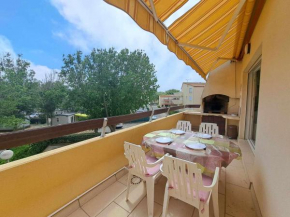 Appartement 2P Mezzanine, Grande Terrasse, Clim, Accès Direct Plage, Parking Privé - FR-1-326-831